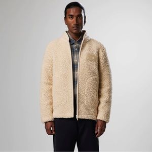 NN07 No Nationality Morten 3443 Cream Fleece Jacket
